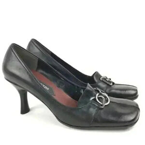 Enzo Angiolini Heels 8 Eadazzio Leather Horsebit